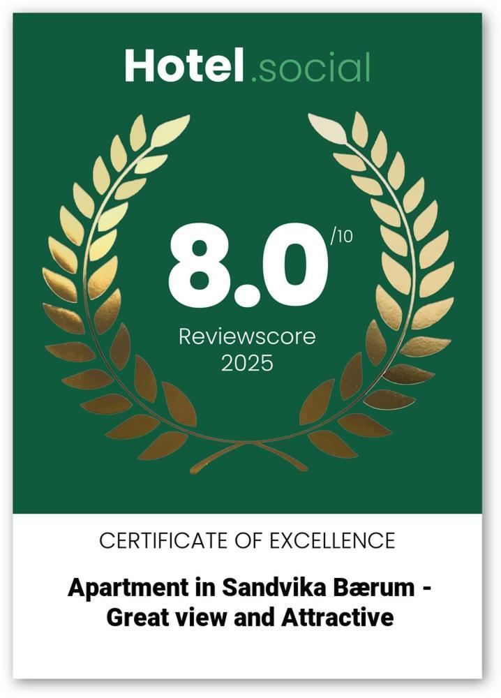 Jeci Apartment Sandvika Baerum - Great View And Attractive Exterior photo